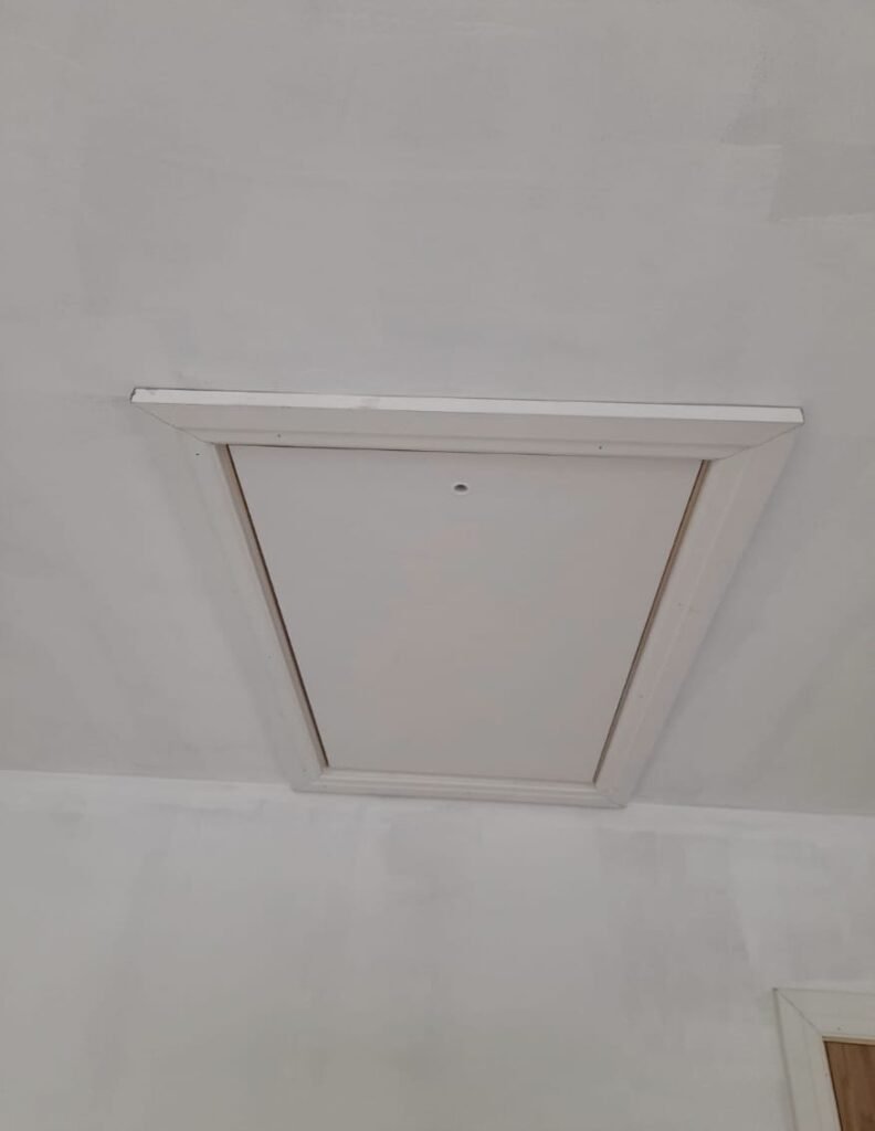 New loft hatch installed during a garage conversion in Birmingham